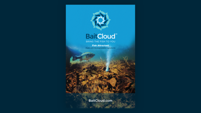 BaitCloud™ 5' x 8' tradeshow fabric poster