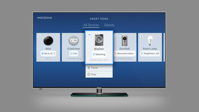 Insignia Smart Home TV App skin